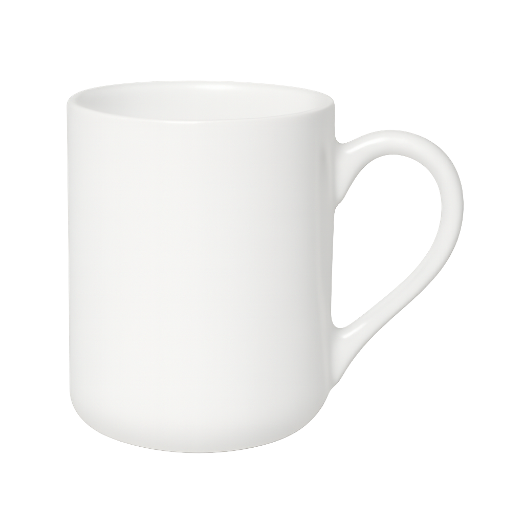 Klasiskā porcelāna krūze apdruka